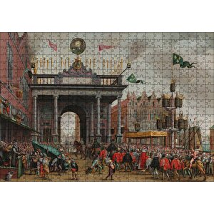 Zafer Takı Ve Kralın Şehre Girişi Puzzle Yapboz Mdf Ahşap 500 Parça