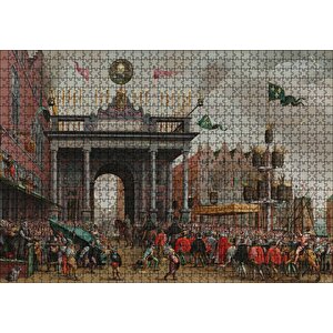 Zafer Takı Ve Kralın Şehre Girişi Puzzle Yapboz Mdf Ahşap 1000 Parça