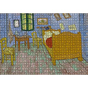 Vincent Van Gogh Yatak Odası Puzzle Yapboz Mdf Ahşap 1000 Parça