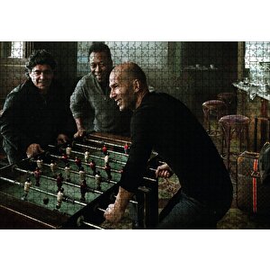Pele Maradona Zidane Langırt Oyunu Puzzle Yapboz Mdf Ahşap 1000 Parça