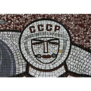 Mozaik Sovyetler Birliği Puzzle Yapboz Mdf Ahşap 1000 Parça