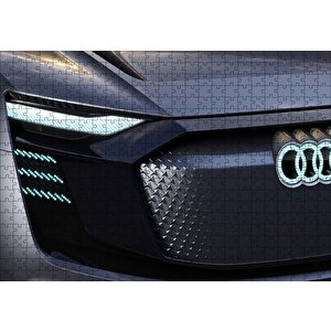 Audi Sağ Ön Detay Puzzle Yapboz Mdf Ahşap 500 Parça