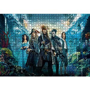 Karayip Korsanları Görseli Puzzle Yapboz Mdf Ahşap 1000 Parça