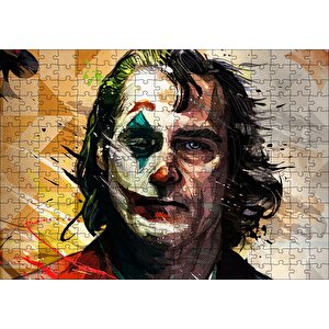 Joker Dijital Yağlıboya Sanat Puzzle Yapboz Mdf Ahşap 255 Parça