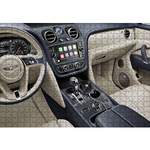 Bentley Bentayga Phev Kokpit Puzzle Yapboz Mdf Ahşap 500 Parça