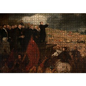 Birmingham Siyasi Birlik Mitingi Puzzle Yapboz Mdf Ahşap 1000 Parça
