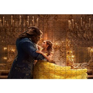 Emma Watson Beauty And The Beast Puzzle Yapboz Mdf Ahşap 255 Parça