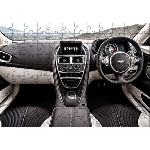 Aston Martin Db11 Kokpit Puzzle Yapboz Mdf Ahşap 120 Parça