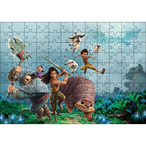 Raya Ve Son Ejderha Film Afişi Puzzle Yapboz Mdf Ahşap 120 Parça