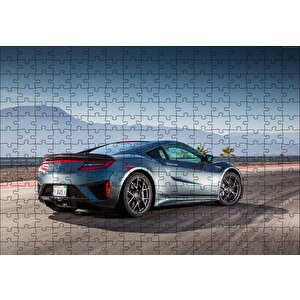 Siyah Acura Nsx Arka Görünüş Puzzle Yapboz Mdf Ahşap 255 Parça