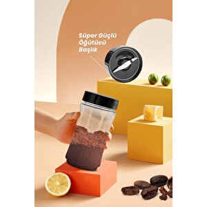 Mixgrind 2in1 Paslanmaz Çelik Bıçaklı Kişisel Smoothie Blender Ve Kahve Baharat Öğütücü