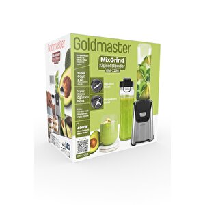 Goldmaster Mixgrind 2in1 Paslanmaz Çelik Bıçaklı Kişisel Smoothie Blender Ve Kahve Baharat Öğütücü