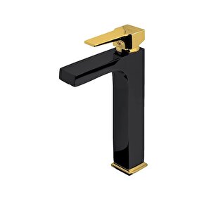 Aqua Çanak Ti̇pi̇ Lavabo Bataryasi Si̇yah Altin