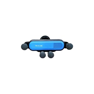 Ahtapod Petek Girişli Araç Telefon Tutucu - Mavi Xiaomi Mi A2 Lite Uyumlu