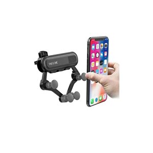 Ahtapod Petek Girişli Araç Telefon Tutucu - Gri Vestel Venus V5 Uyumlu