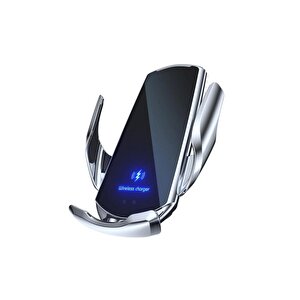 Q3 Smart Sensör Car Wireless Charger Araç Telefon Şarjlı Ve Tutucu Otomatik Akıllı Kızılötes