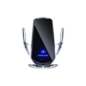 Q3 Smart Sensör Car Wireless Charger Araç Telefon Şarjlı Ve Tutucu Otomatik Akıllı Kızılötes