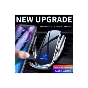 Q3 Smart Sensör Car Wireless Charger Araç Telefon Şarjlı Ve Tutucu Otomatik Akıllı Kızılötes