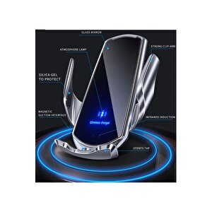 Q3 Smart Sensör Car Wireless Charger Araç Telefon Şarjlı Ve Tutucu Otomatik Akıllı Kızılötes