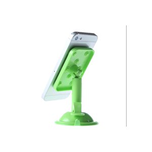 Pazarız 8 Vantuzlu Araç Içi Telefon Tutucu -yeşil Samsung S2 Mini 2 Uyumlu