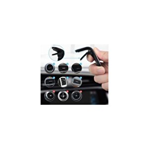 Araba Içi Mıknatıslı Telefon Tutucu Silver Cat B15 Q Uyumlu