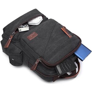 C-active Kanvas Kumaş Orta Boy Sırt Çantası 1261