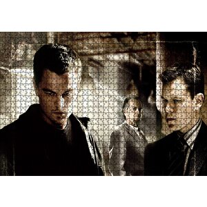 Departed Leo Matt Ve Jack Puzzle Yapboz Mdf Ahşap 1000 Parça