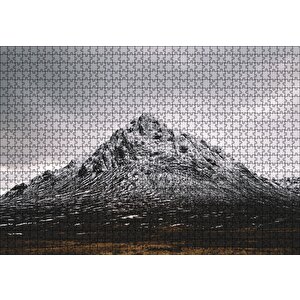 Karlı Dağ Zirvesi Puzzle Yapboz Mdf Ahşap 1000 Parça