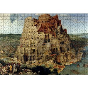 Babil Kulesi Puzzle Yapboz Mdf Ahşap 500 Parça