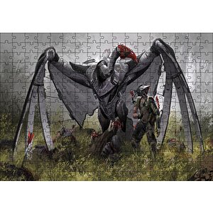 Dev Mekanik Akbaba Ve Savaşçı Puzzle Yapboz Mdf Ahşap 255 Parça