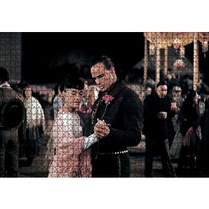 Marlon Brando Dans Ediyor Puzzle Yapboz Mdf Ahşap 1000 Parça