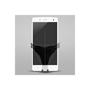 Araç Içi Telefon Tutucu - Gold Huawei P8 Lite 2017 Uyumlu