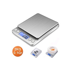 Digital Lcd Hassas Tartı-mutfak Terazisi 2kg/0.1gr