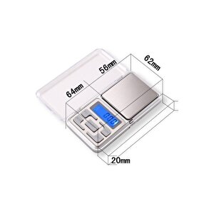 Digital Lcd Hassas Cep Terazi Tartı 200 Gr - 0.01 Gr