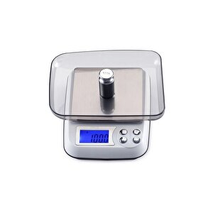 Büyük Boy Digital Lcd Hassas Terazi Tartı 3000 Gr. / 0.1 Gr. Thr218