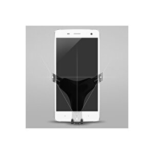 Araç Içi Telefon Tutucu - Silver Huawei P9 Lite 2017 Uyumlu