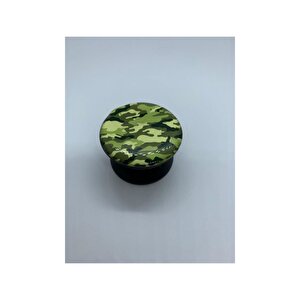 Popsocket Yeşil Desenli Telefon Aksesuarı