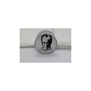 Popsocket Atatürk Çizim Siyah Beyaz Telefon Tutucu