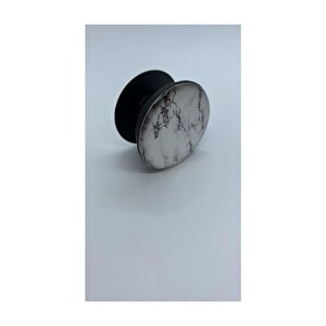 Popsocket Beyaz Mermer Telefon Aksesuarı