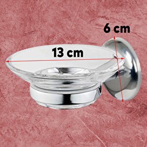 Sabunluk Katı Sabunluk Vidalı El Sabunluğu Kristal
