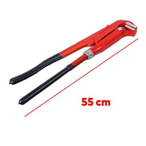 Maşalı Boru Anahtarı 2'' İngiliz Anahtar 8 Cm Ağız 55 Cm Boy Çok Amaçlı Anahtar Sökme Sıkma Tutma
