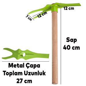 Eltos Çapa Bahçe Çapası Saplı Büyük Tarla Çapası 40 Cm Ec018