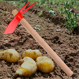 Eltos Saplı Çatal Çapa Bahçe El Çapası 40 Cm