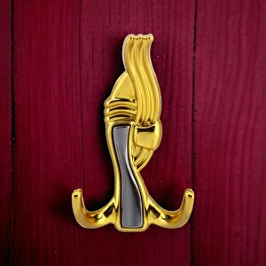 Efsane Askı Portmanto Metal Vestiyer Duvar Dolap Elbise Askısı Gold Mobilya Kapı Askılığı Aparatı