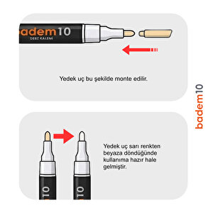 5'li SET Derz Dolgu Kalemi Fayans Beyaz Hızlı Kuruyan Su Bazlı Kokusuz Kalıcı Yenileme Kalem