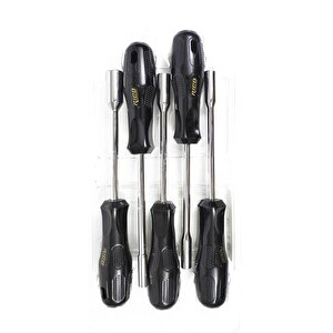 Lokma Tornavida Seti Rico 003-rl0015 5pc Lokma Somun Sökme 6-7-8-10-13 Mm Ölçü Metal