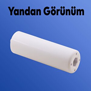 Gizli Mobilya Baza Koltuk Tv Ünitesi Ayakları Silindir Kanepe Orta Destek Ayağı 14 Cm Beyaz
