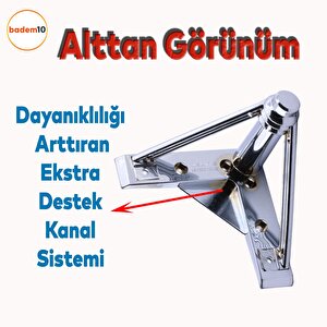 Pars Lüks Mobilya Oturma Grubu Kanepe Tv Ünitesi Koltuk Ayağı Baza Ayakları Plastik 12 Cm Krom