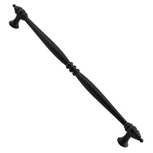 Petek Lüx Mutfak Mobilya Çekmece Dolabı Dolap Kulpu Kulbu Düz Metal Kulp Kulpu 224 Mm Siyah Kulpları