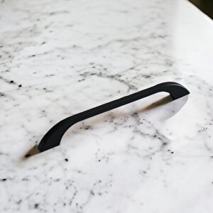 Meriç Kulp Mobilya Mutfak Dolabı Çekmece Dolap Kulpları Kapak Kulpu Kulbu Siyah Renk 224 Mm Metal